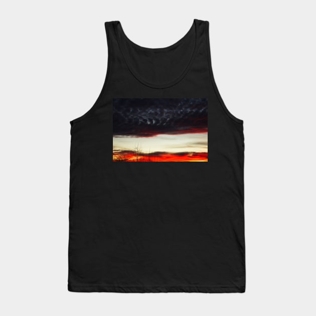Colorful Sunset Tank Top by fulya
